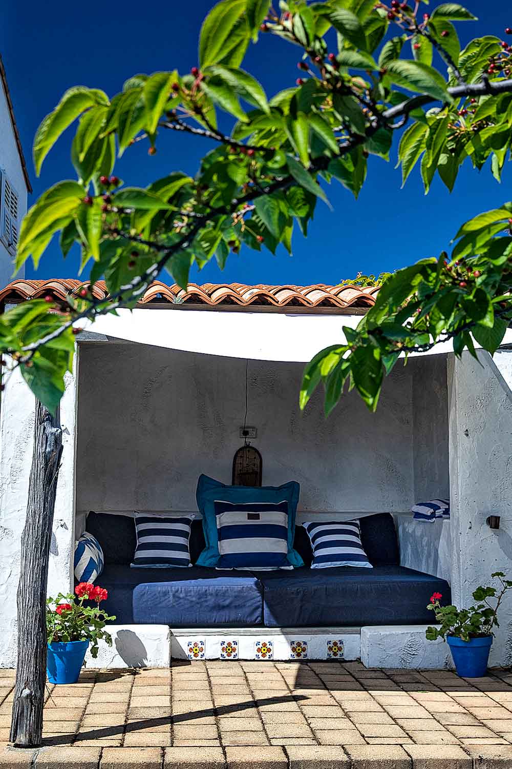 Luxury outdoor living in the gazebo